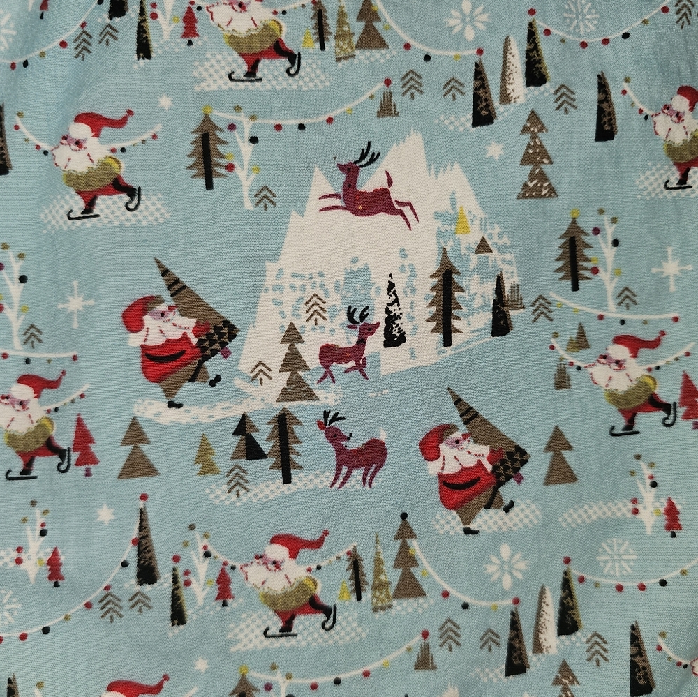 Brand New Monument Christmas Button Up 100% Cotton